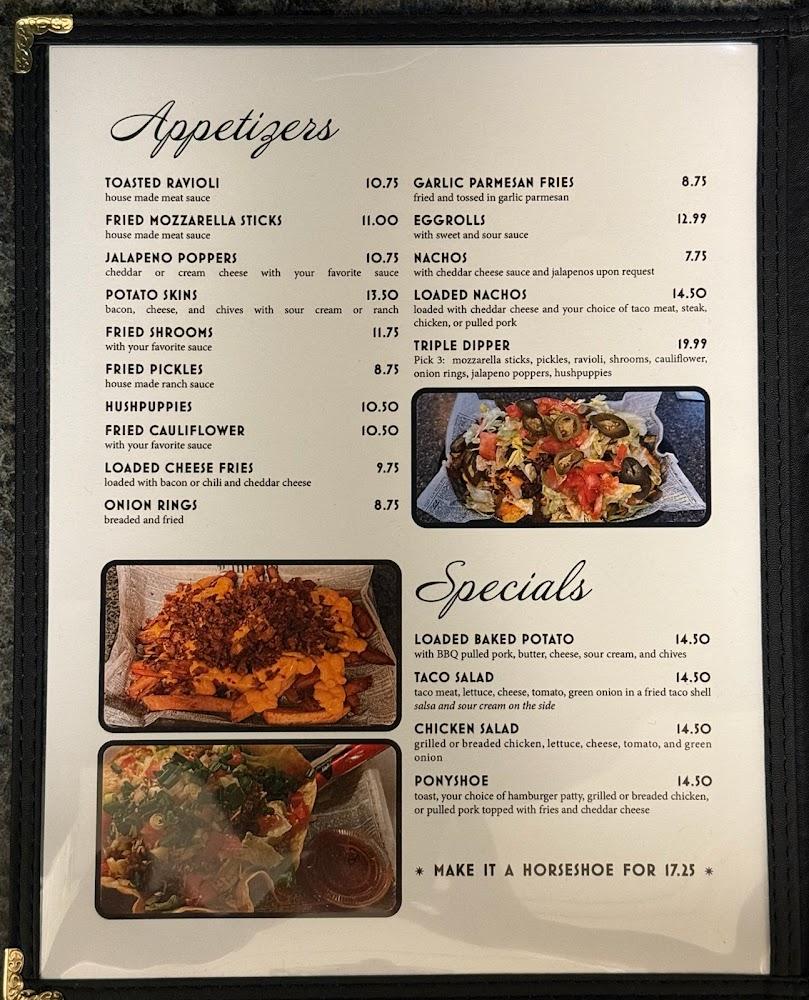 Diamond's Bistro & Gaming Menu image 3